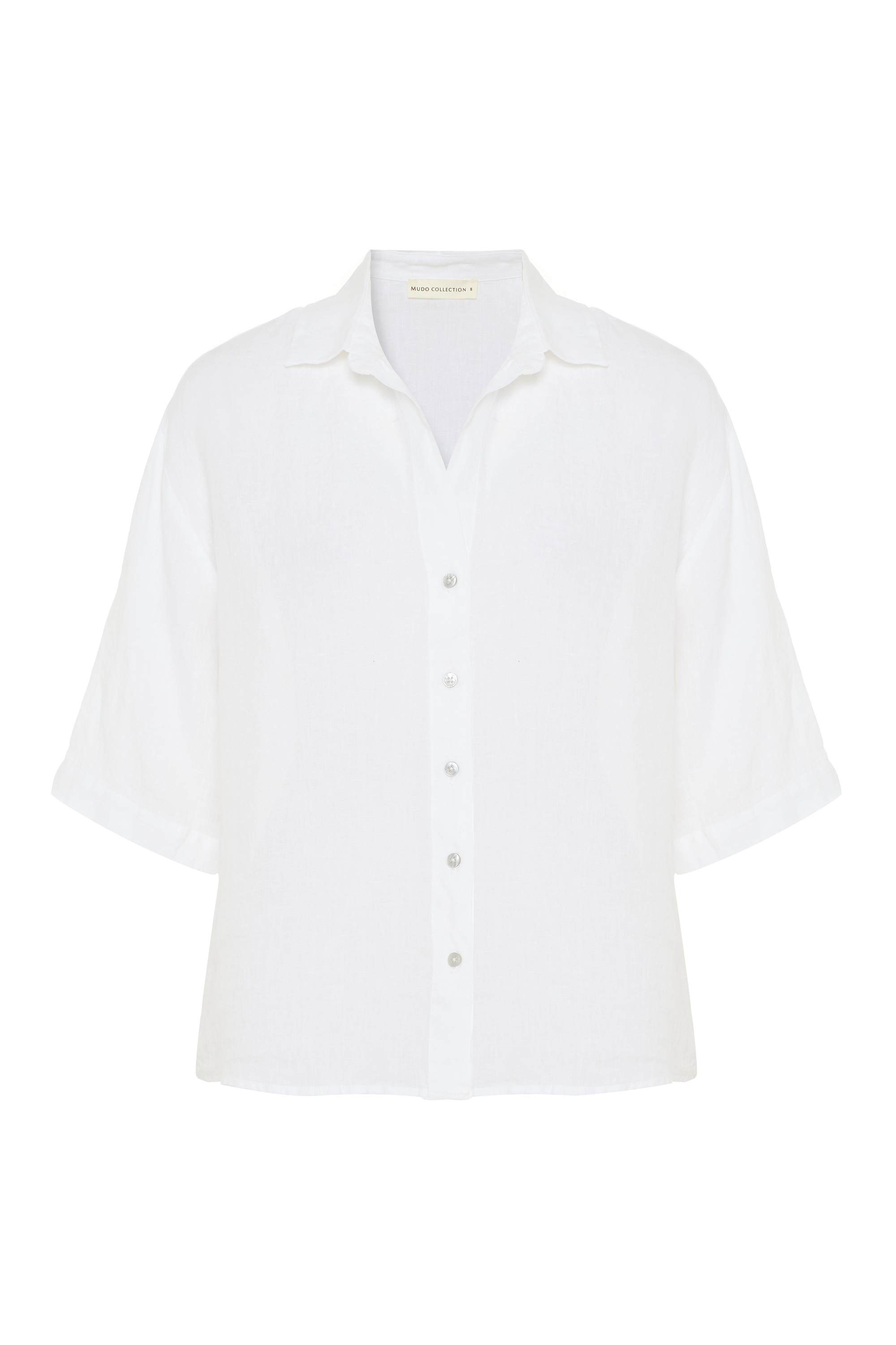 3/4 KOL KETEN GÖMLEK