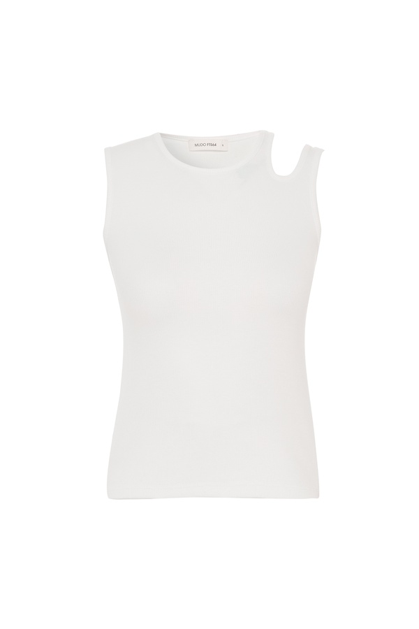 PENCERE DETAYLI BİSİKLET YAKA ATLET