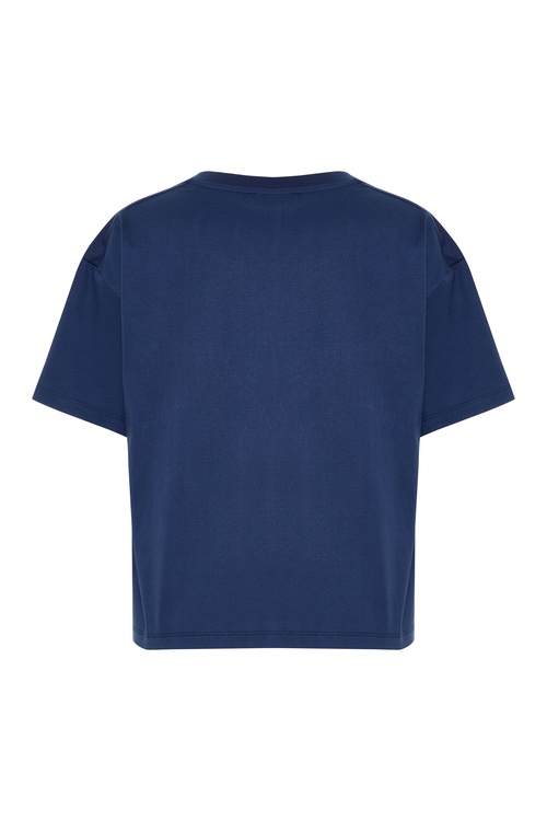  V YAKA KISA KOLLU T-SHIRT