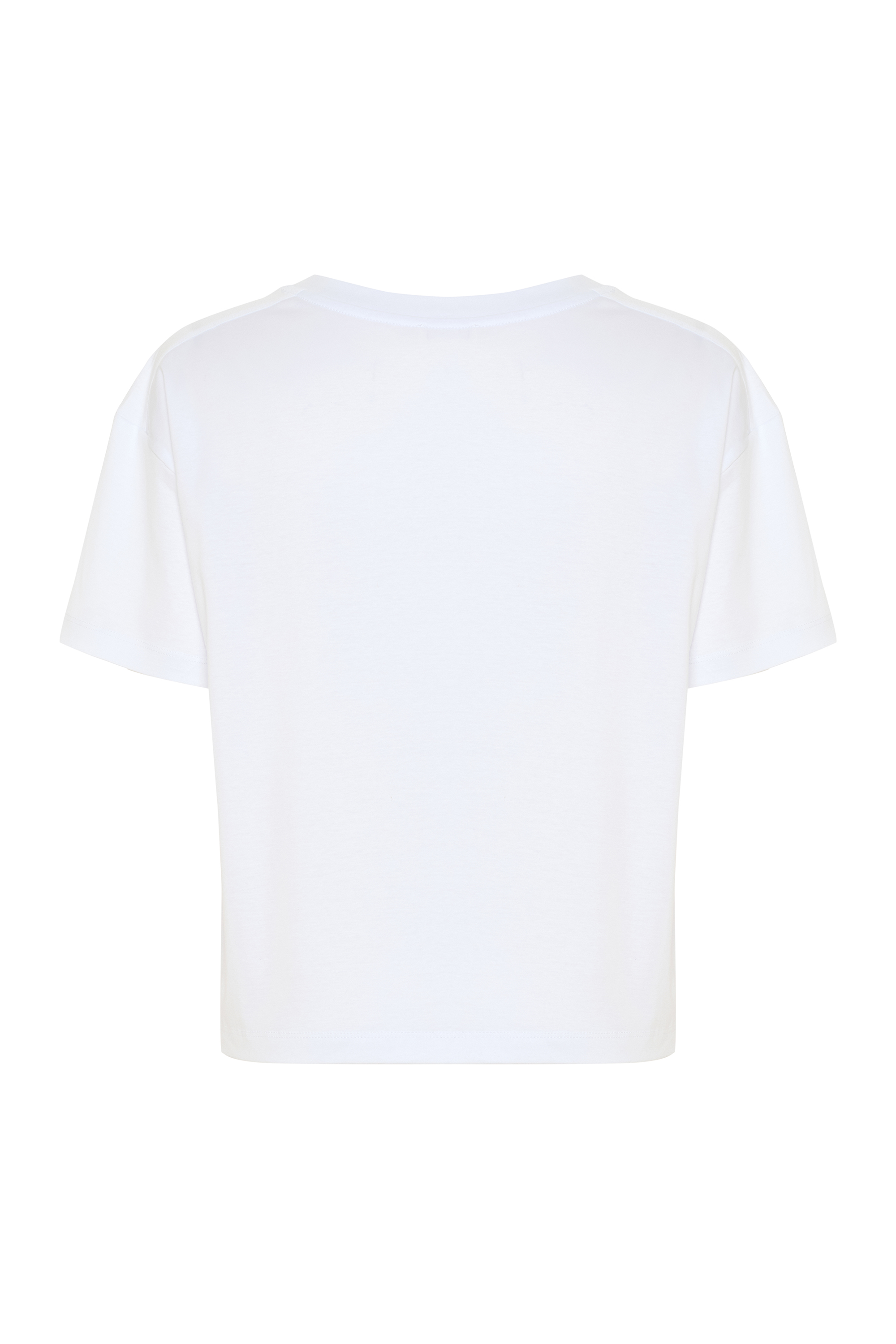 V YAKA KISA KOLLU T-SHIRT