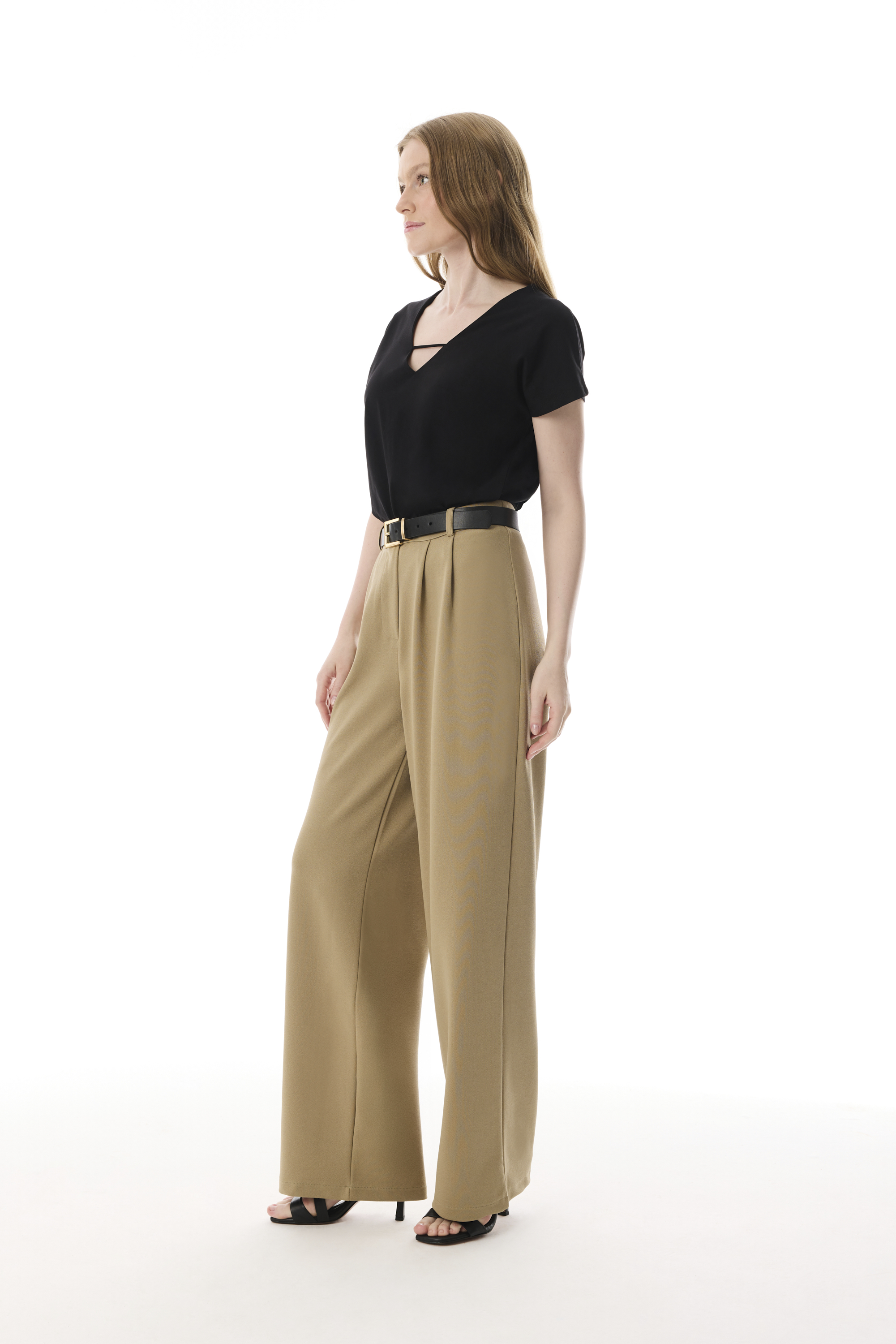 REGULAR FIT PİLELİ PANTOLON