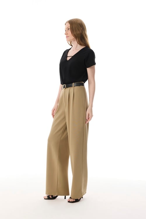  REGULAR FIT PİLELİ PANTOLON