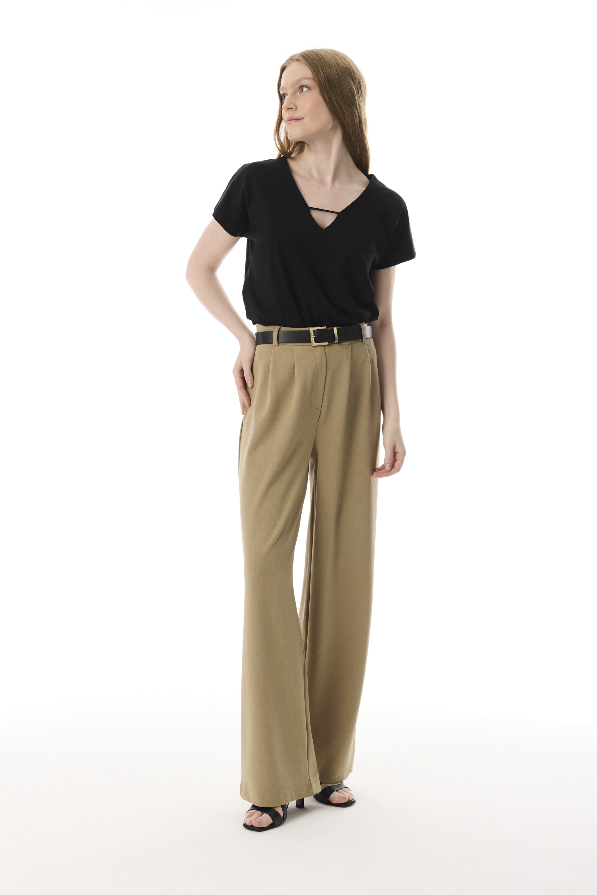 REGULAR FIT PİLELİ PANTOLON