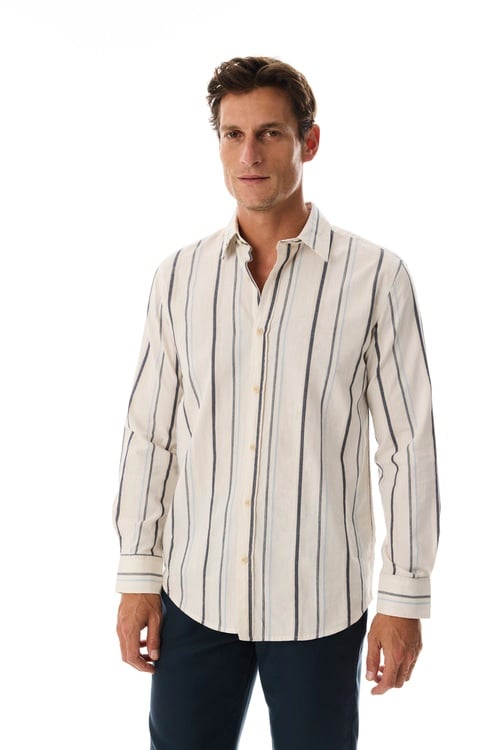  ÇİZGİLİ REGULAR FIT UZUN KOLLU GÖMLEK