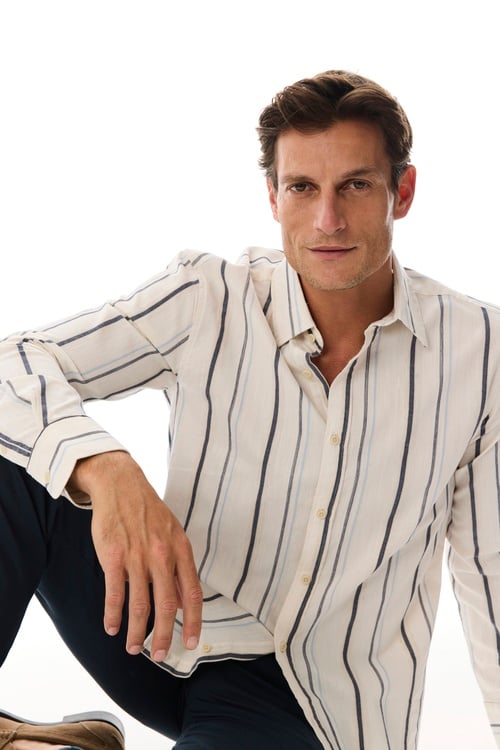  ÇİZGİLİ REGULAR FIT UZUN KOLLU GÖMLEK