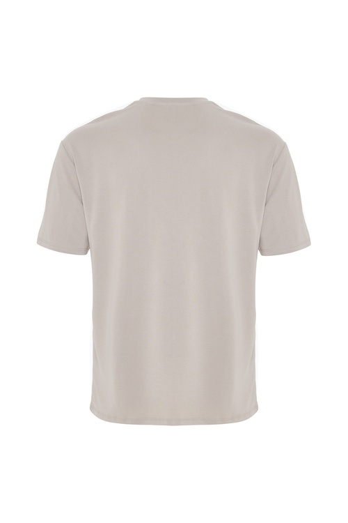  OVERSIZE MODAL BİSİKLET YAKA T-SHIRT