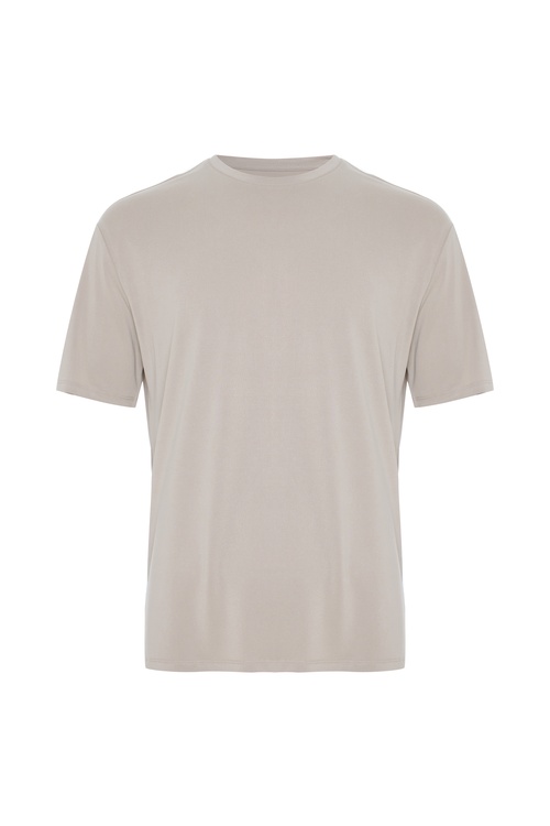  OVERSIZE MODAL BİSİKLET YAKA T-SHIRT