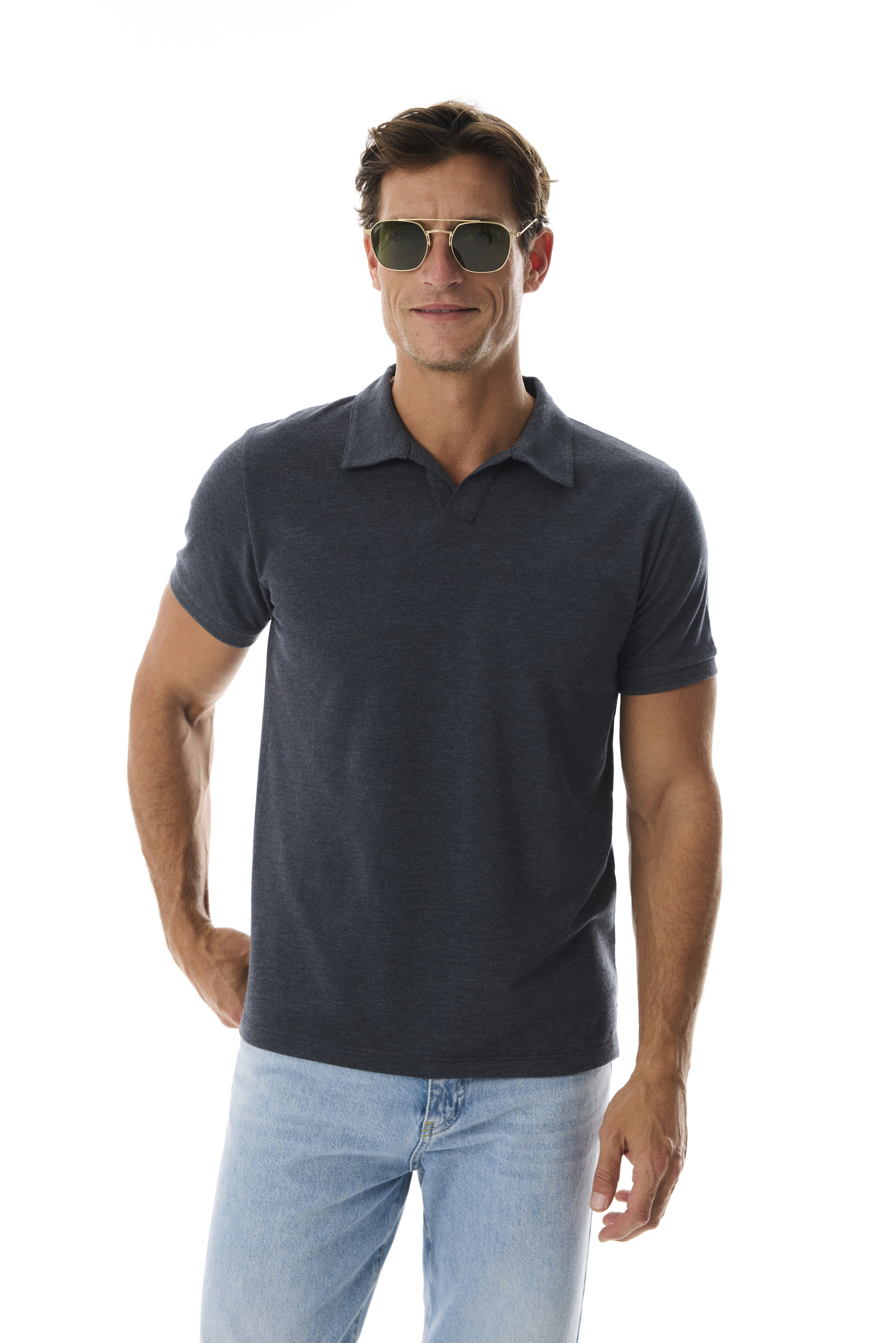 POLO YAKA KISA KOLLU T-SHIRT