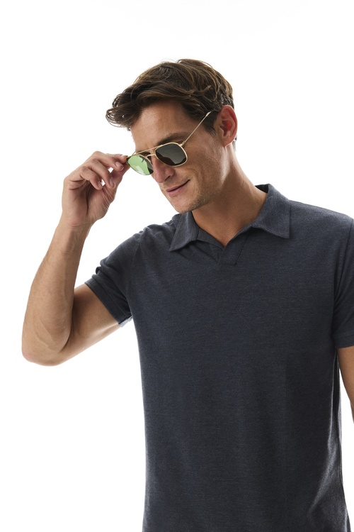  POLO YAKA KISA KOLLU T-SHIRT