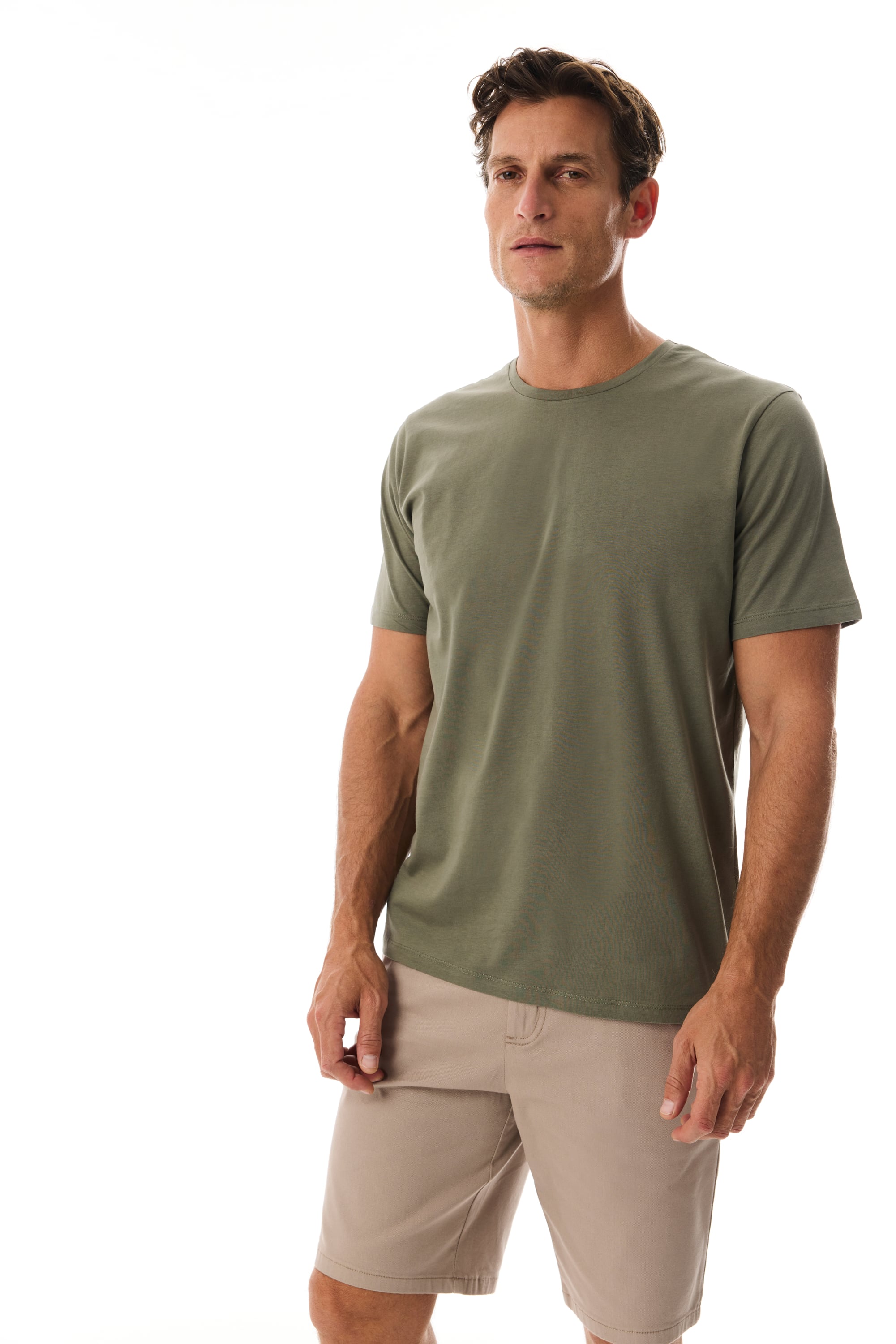 REGULAR FIT BİSİKLET YAKA T-SHIRT