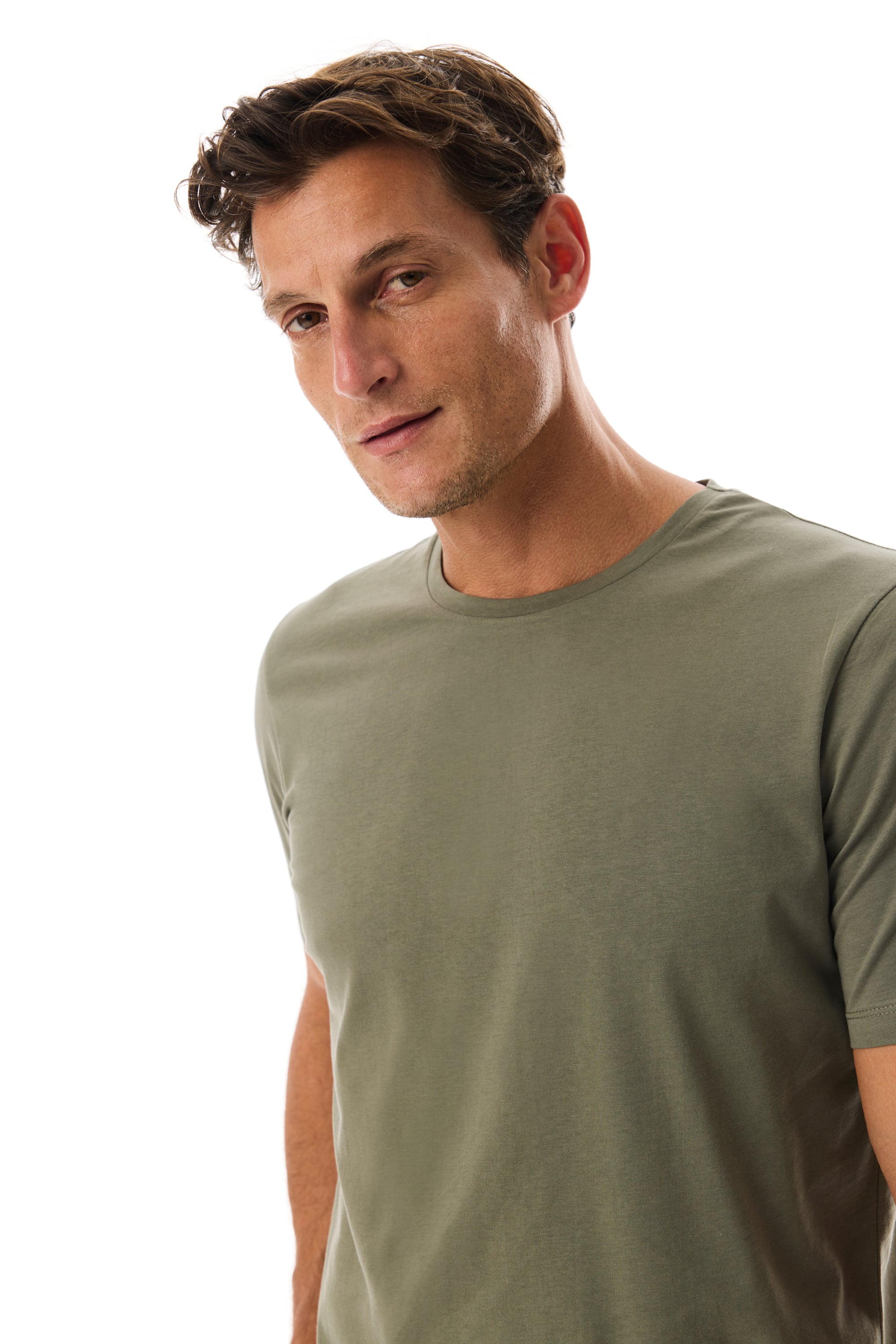 REGULAR FIT BİSİKLET YAKA T-SHIRT