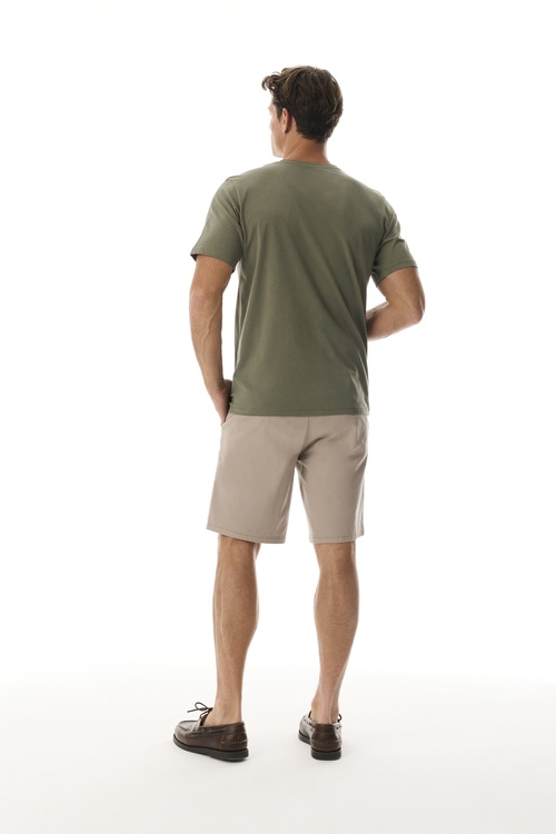  REGULAR FIT BİSİKLET YAKA T-SHIRT