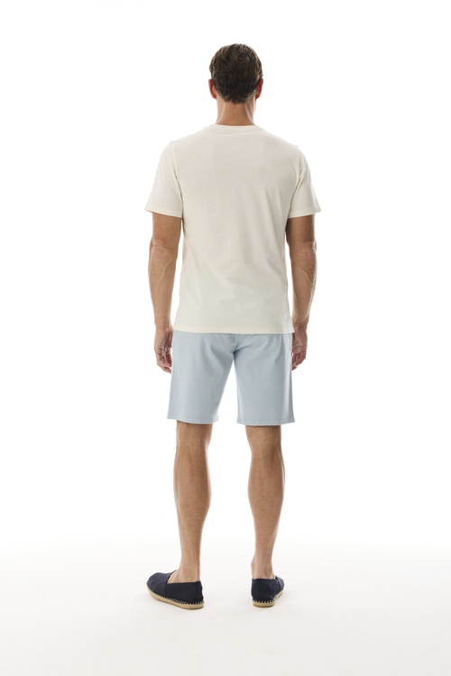  BASKILI BİSİKLET YAKA T-SHIRT