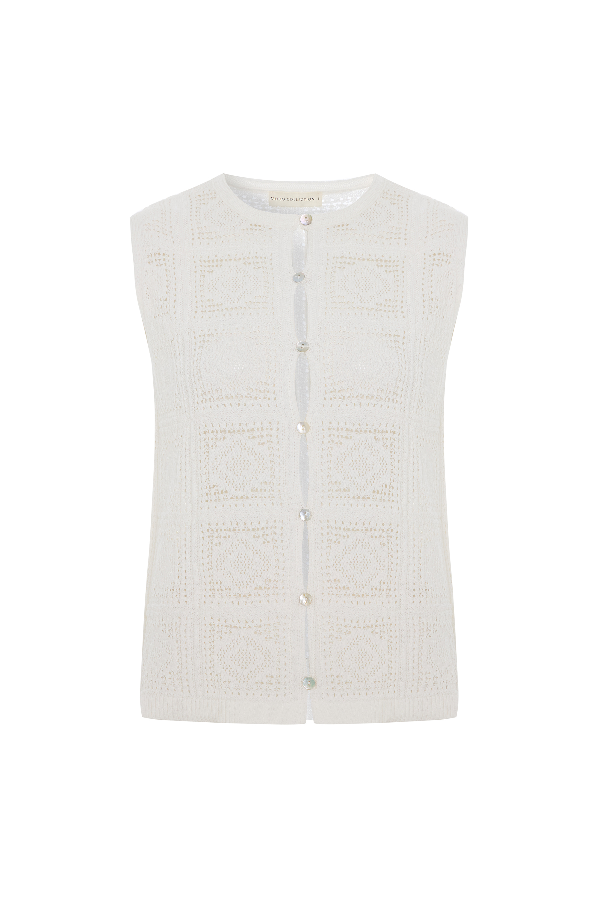 BİSİKLET YAKA ÖRGÜ DETAYLI YELEK