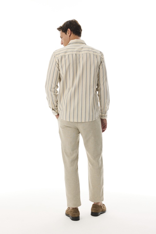  ÇİZGİLİ REGULAR FIT UZUN KOLLU GÖMLEK