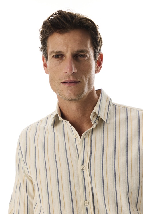  ÇİZGİLİ REGULAR FIT UZUN KOLLU GÖMLEK