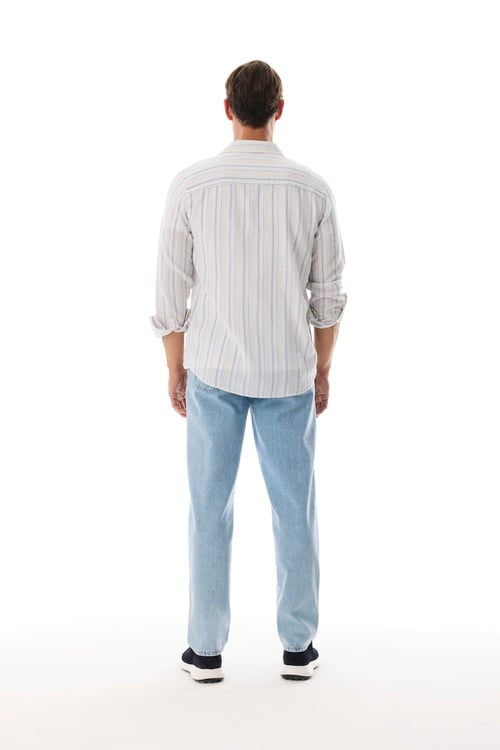  REGULAR FIT ÇİZGİLİ CASUAL UZUN KOLLU GÖMLEK