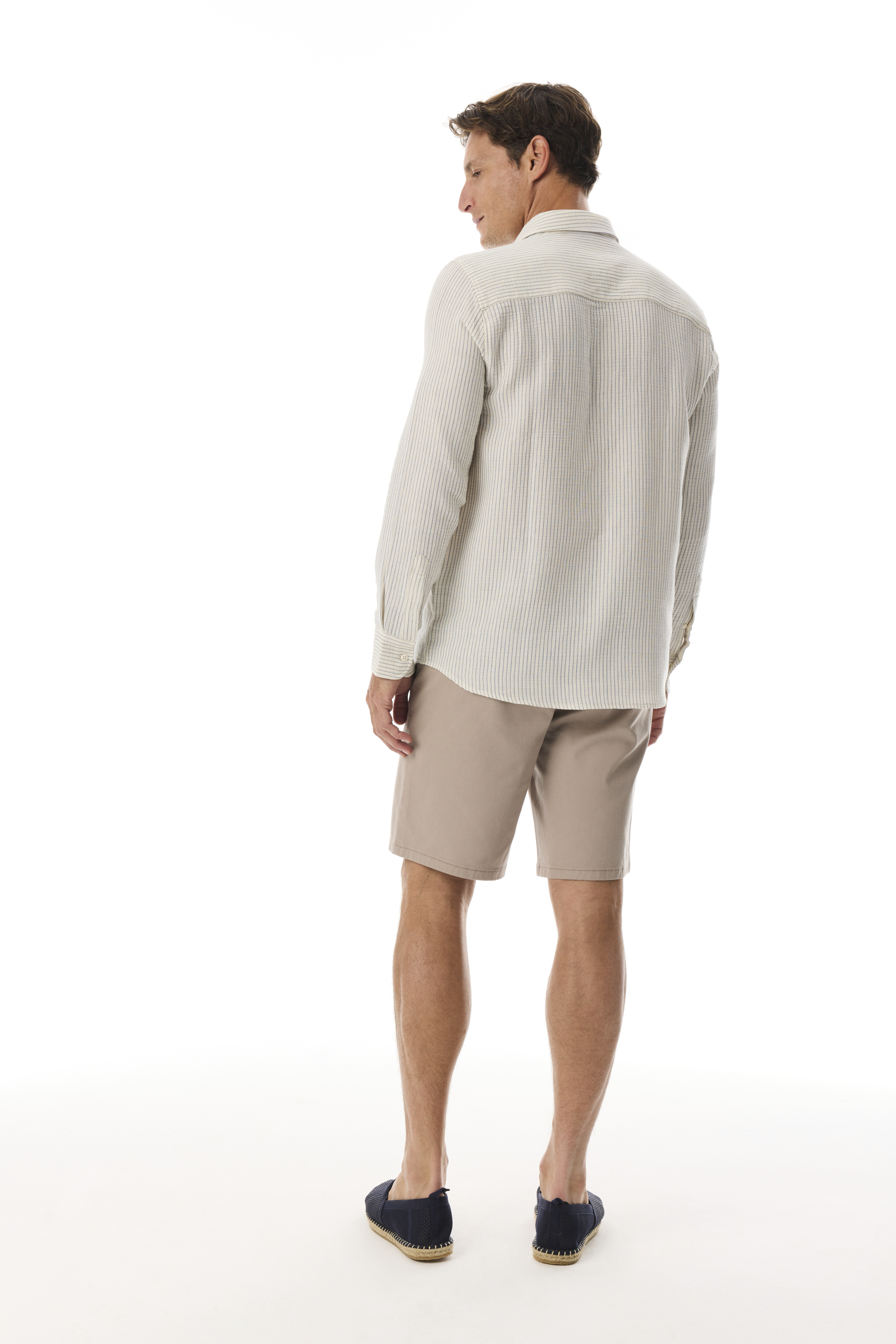 ÇİZGİLİ REGULAR FIT UZUN KOLLU GÖMLEK