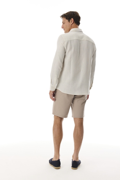  ÇİZGİLİ REGULAR FIT UZUN KOLLU GÖMLEK