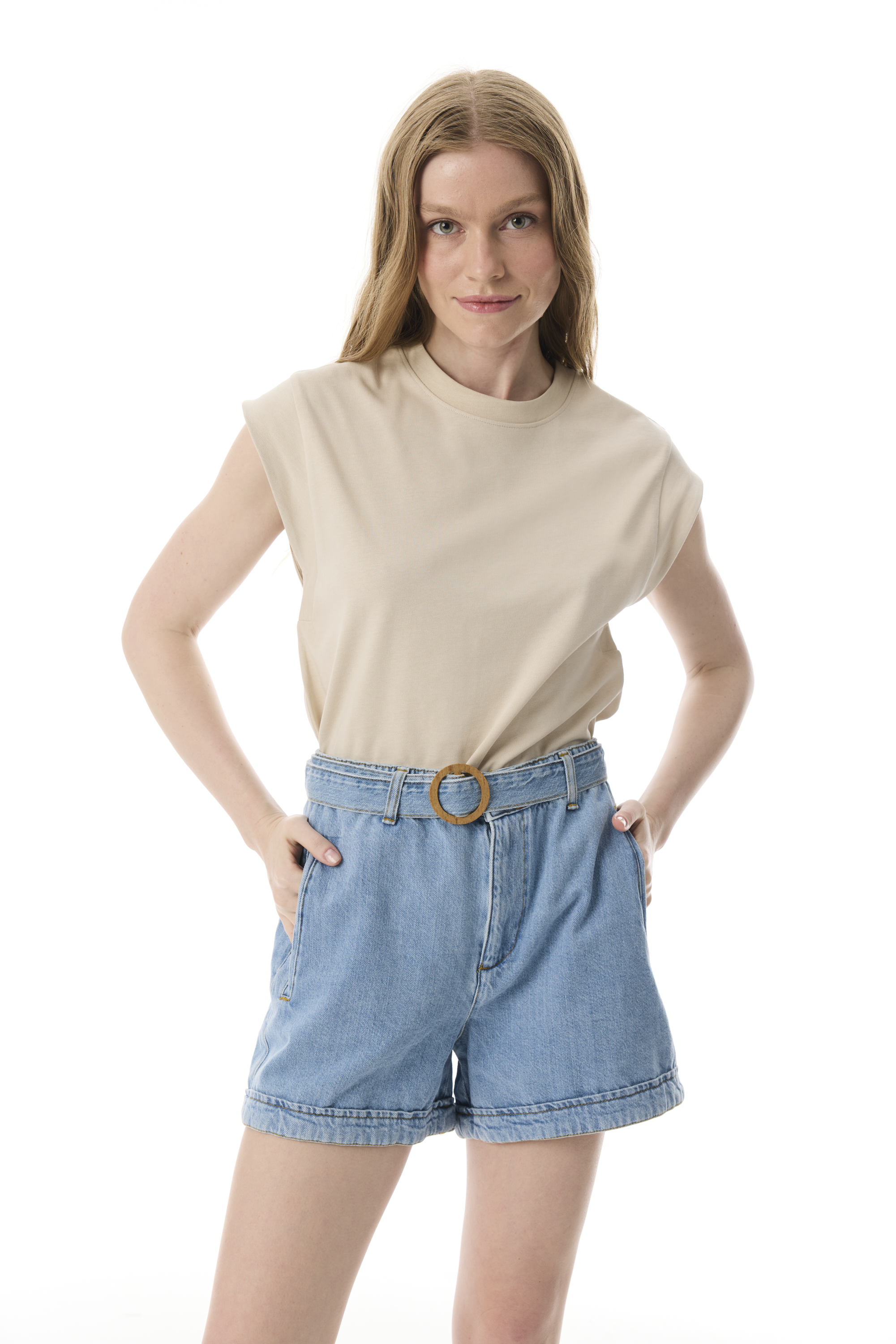 REGULAR FIT MİNİ JEAN ŞORT