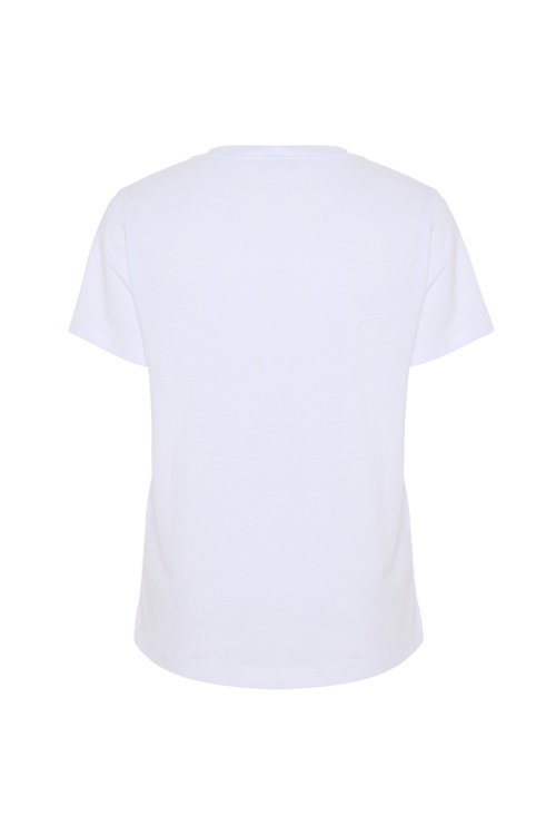  V YAKA KISA KOLLU T-SHIRT