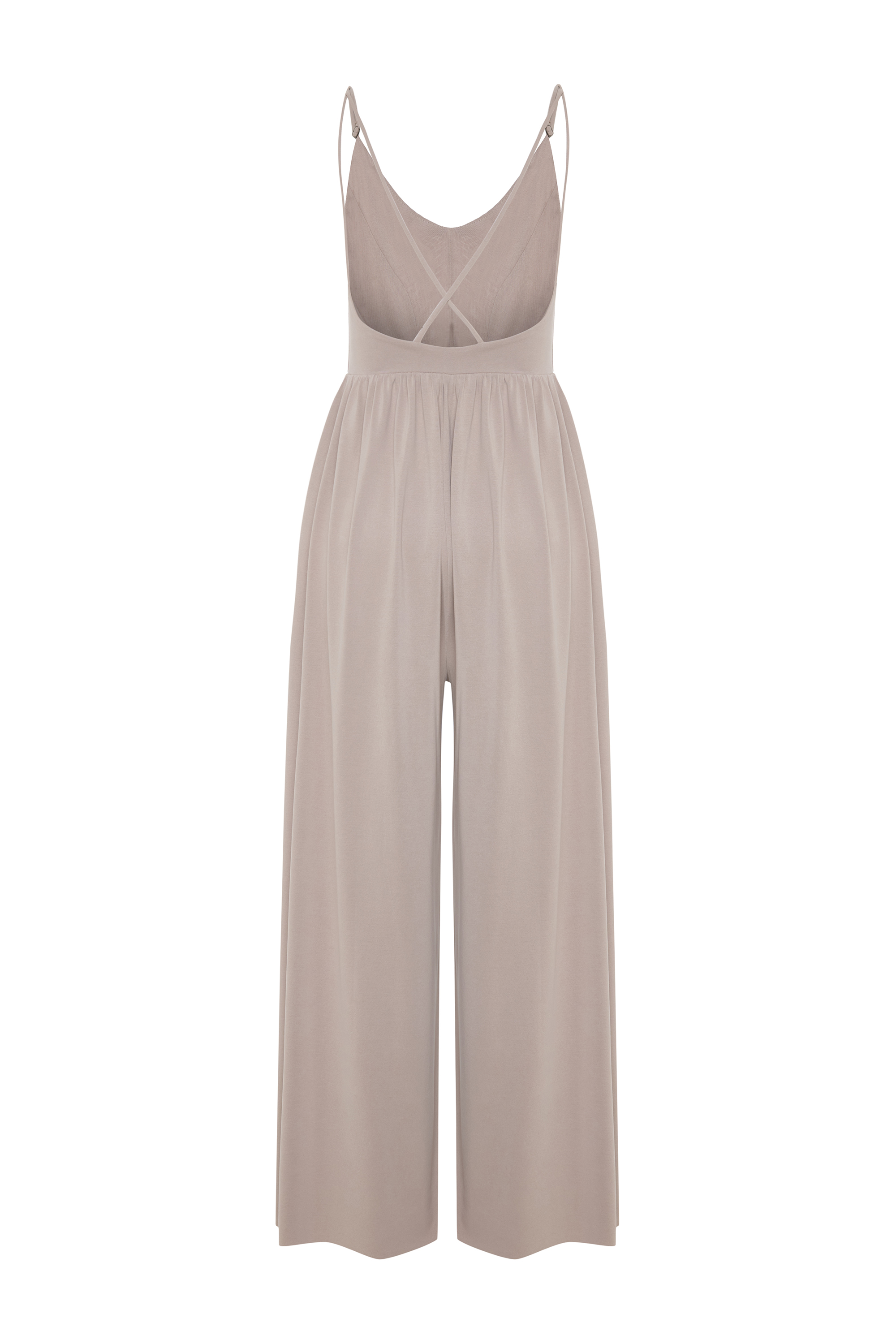 ASKILI SIRTI AÇIK UZUN TULUM