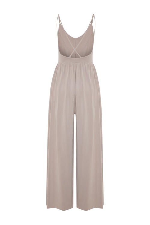  ASKILI SIRTI AÇIK UZUN TULUM