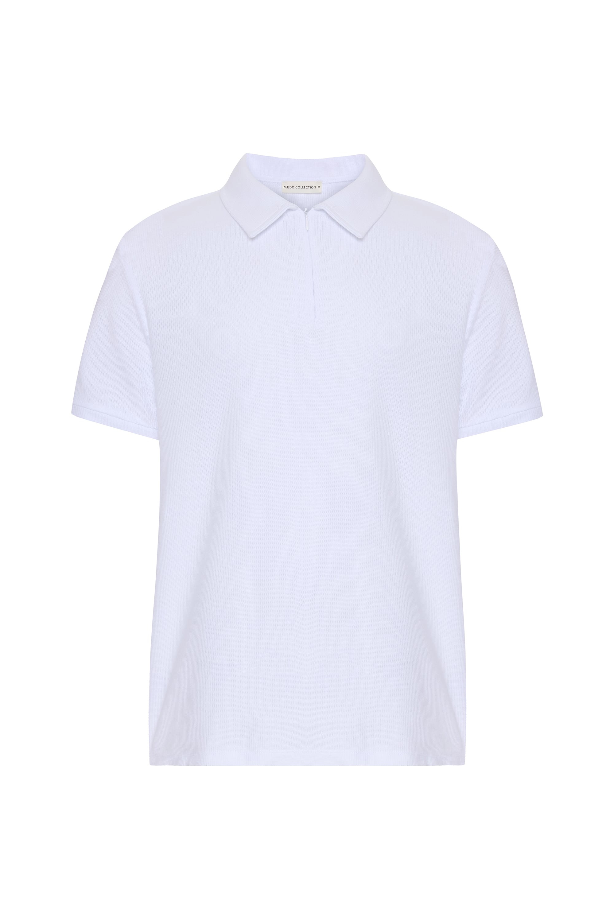 FERMUARLI POLO YAKA T-SHIRT