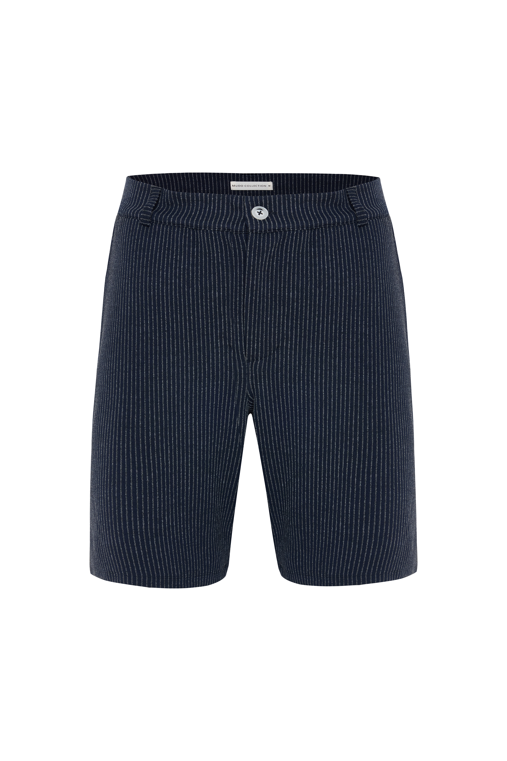 REGULAR FIT ÇİZGİLİ KISA ŞORT