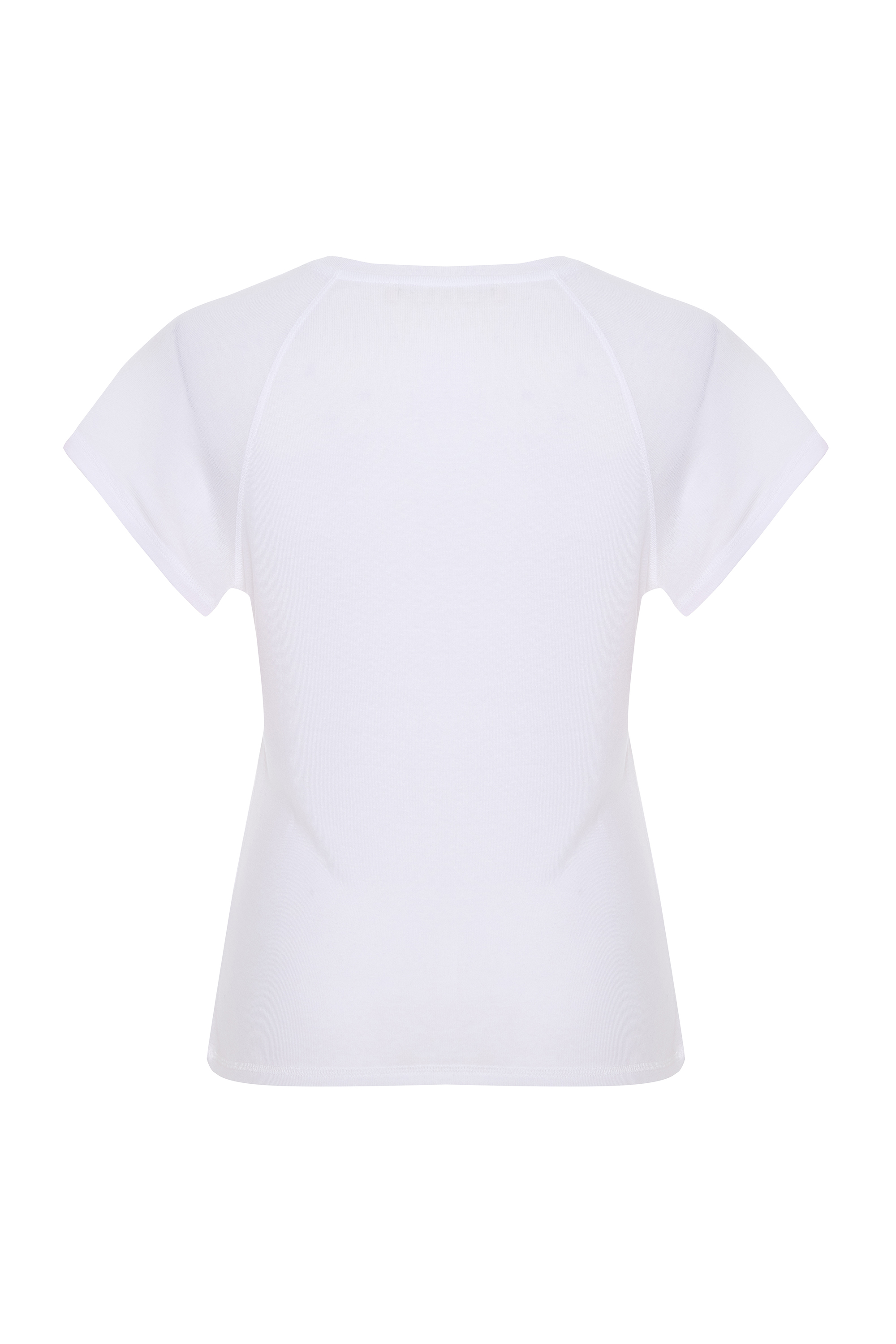 BİSİKLET YAKA LİYOSEL T-SHIRT