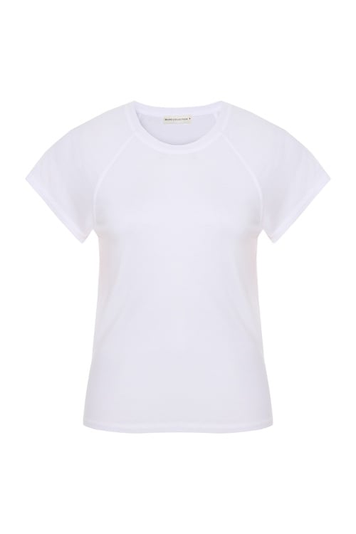  BİSİKLET YAKA LİYOSEL T-SHIRT