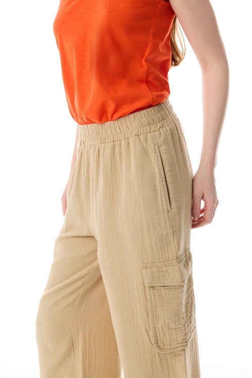 BELİ LASTİKLİ KARGO PANTOLON