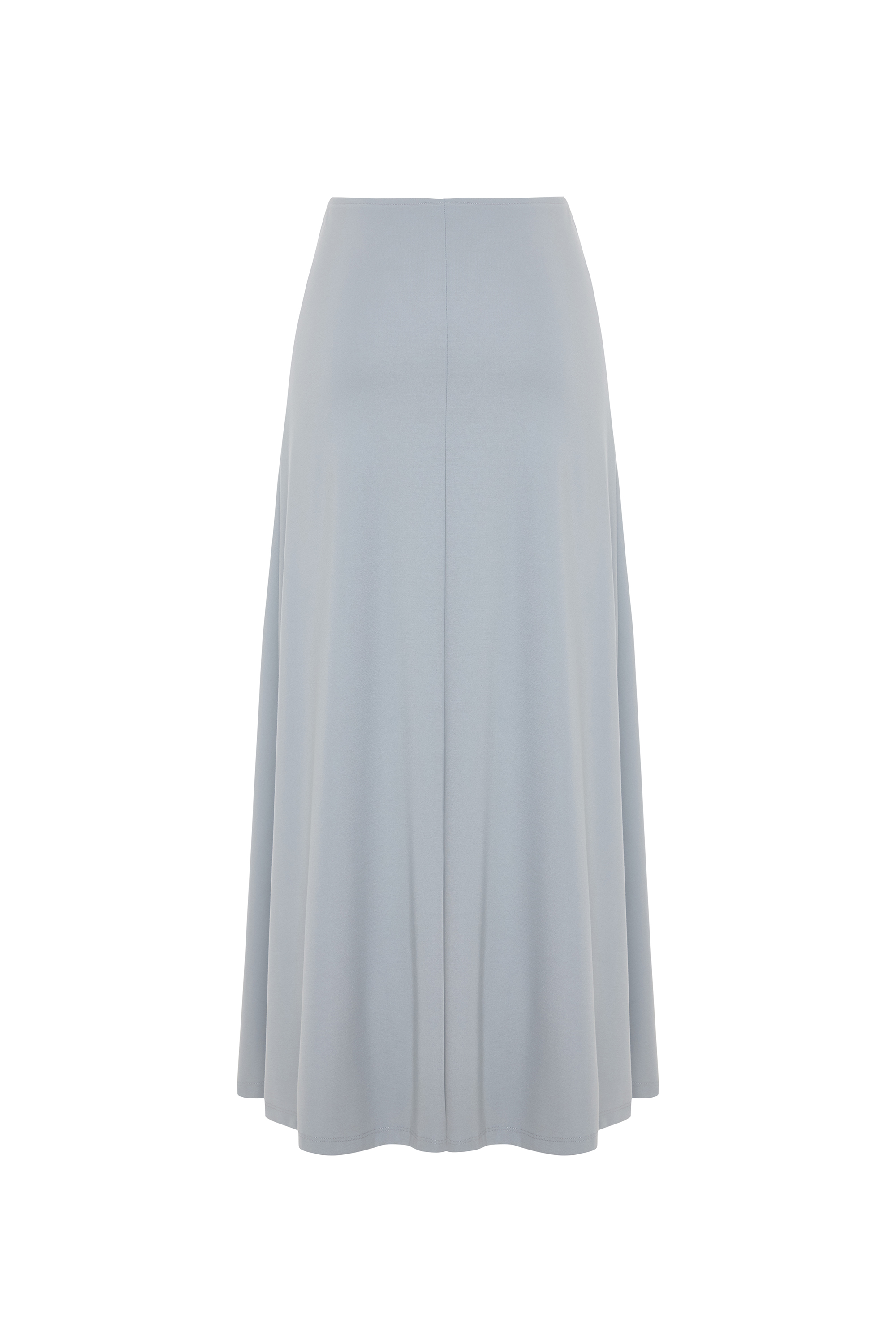 DİKİŞ DETAYLI YIRTMAÇLI UZUN ETEK