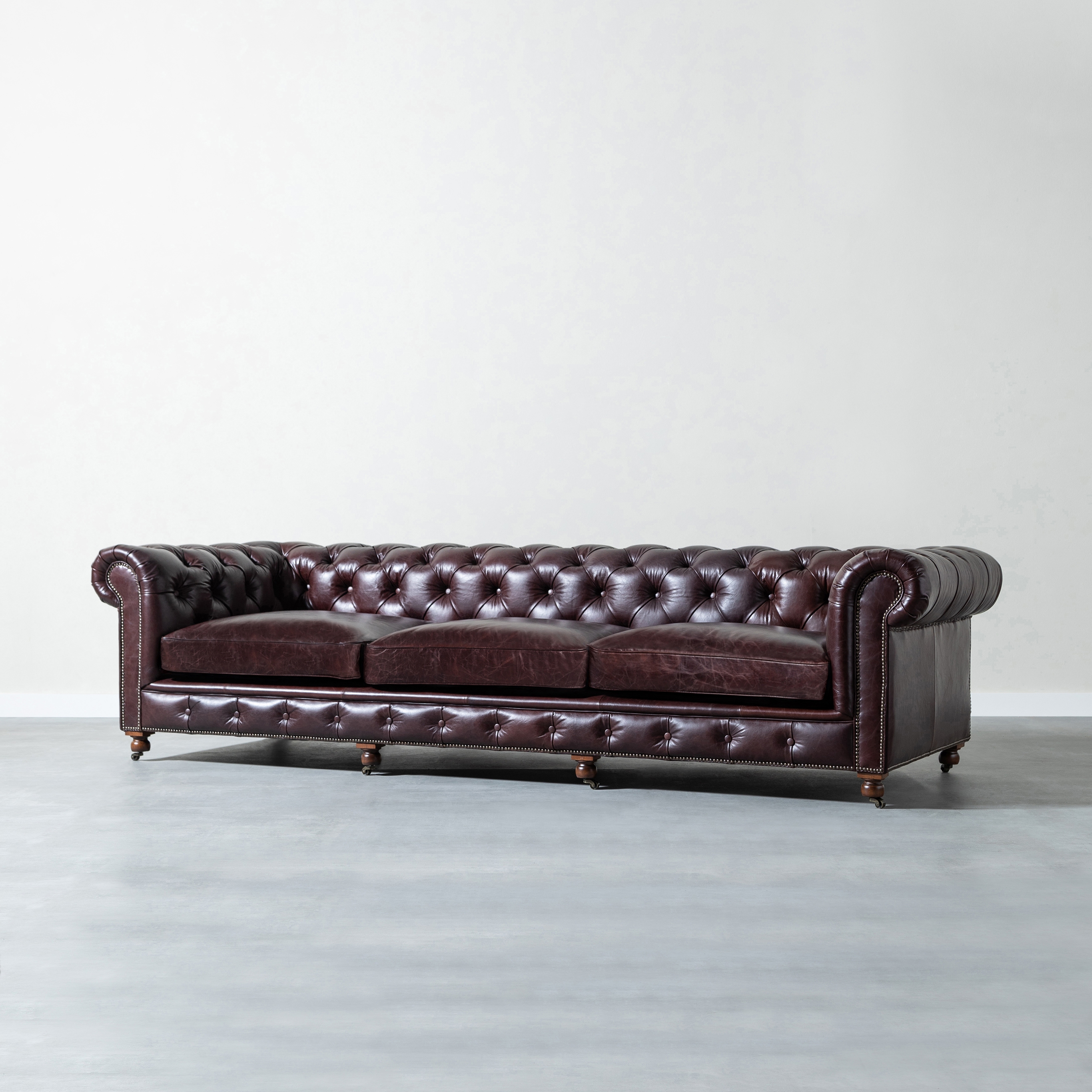 KENSINGTON DÖRTLÜ DERİ CHESTER KOLTUK BIKER TAN