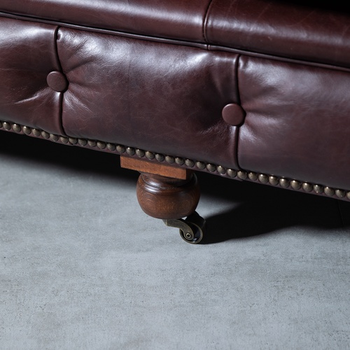  KENSINGTON DÖRTLÜ DERİ CHESTER KOLTUK BIKER TAN