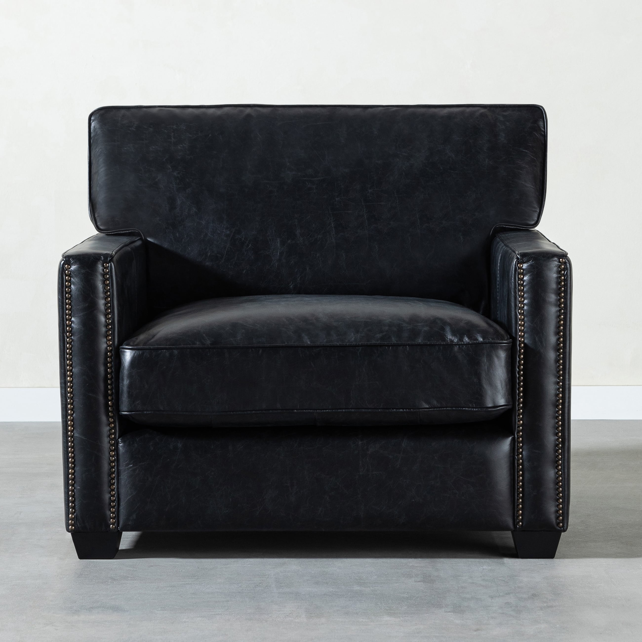 WILLIAM TEKLİ DERİ KOLTUK ESPRESSO