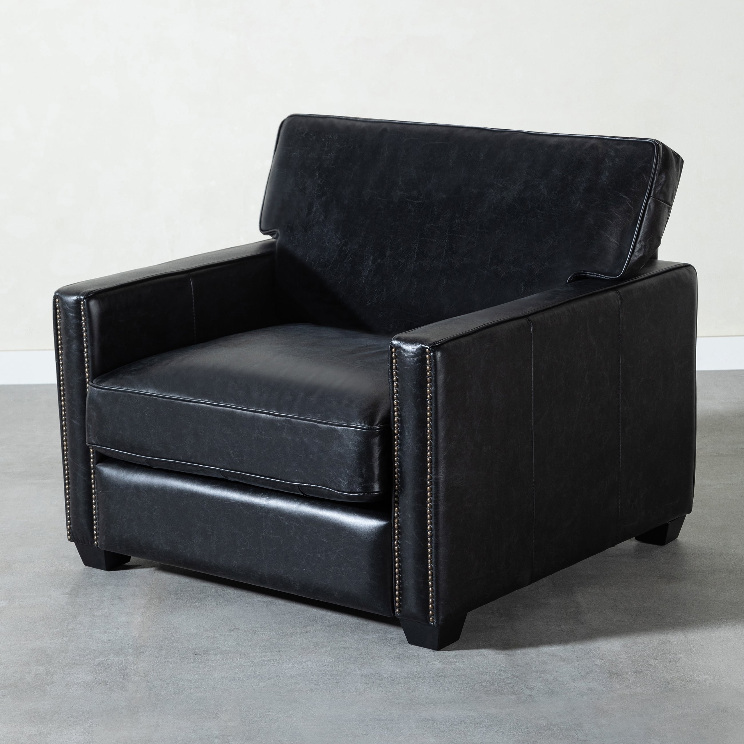 WILLIAM TEKLİ DERİ KOLTUK ESPRESSO