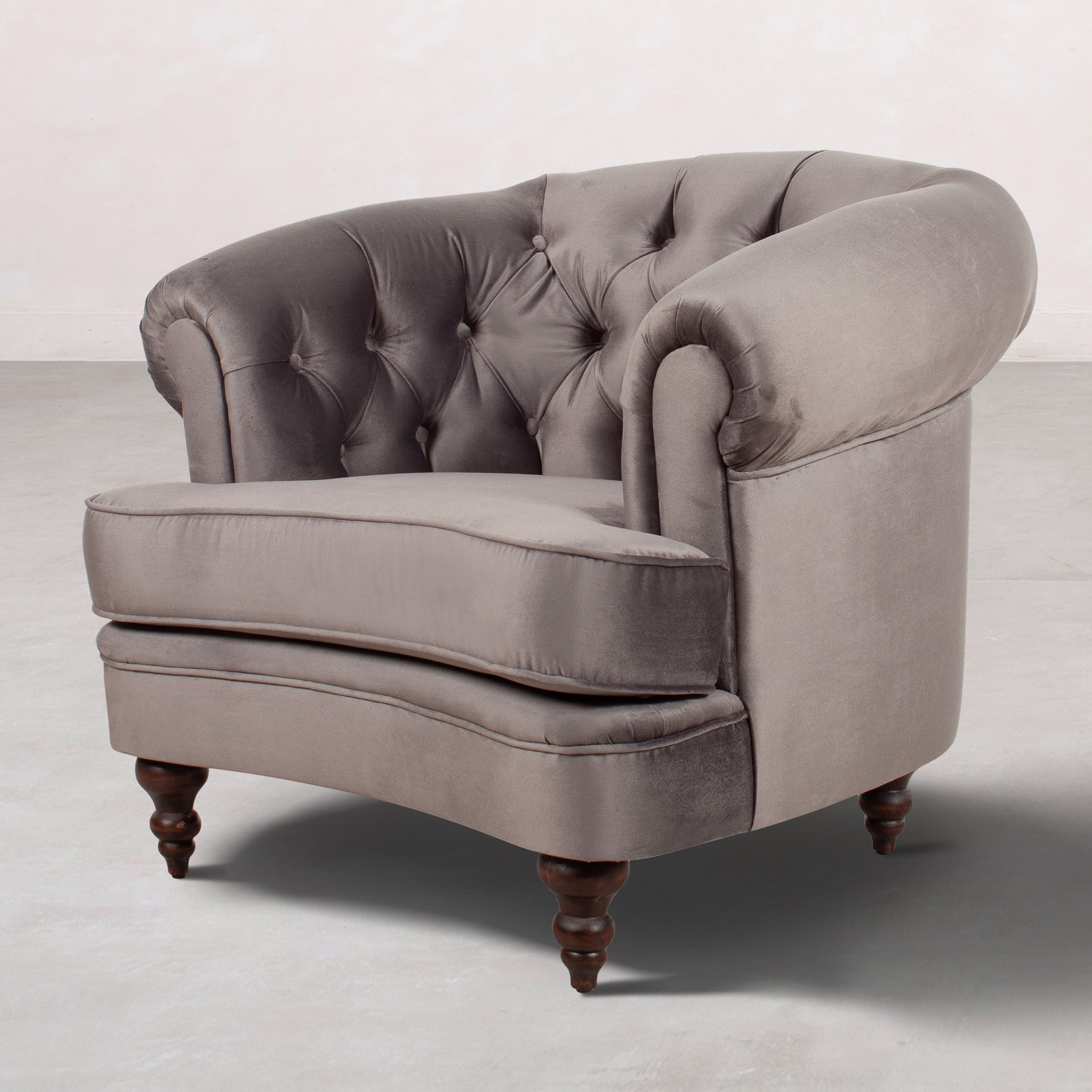 GRAHAM GRİ TEKLİ KOLTUK