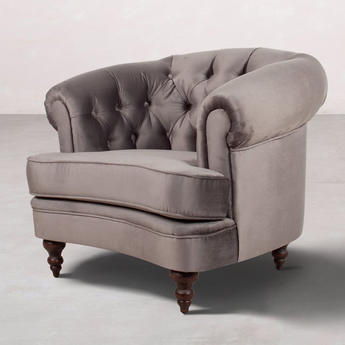 GRAHAM GRİ TEKLİ KOLTUK