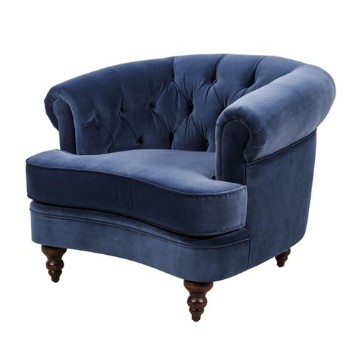 GRAHAM LACİVERT TEKLİ KOLTUK