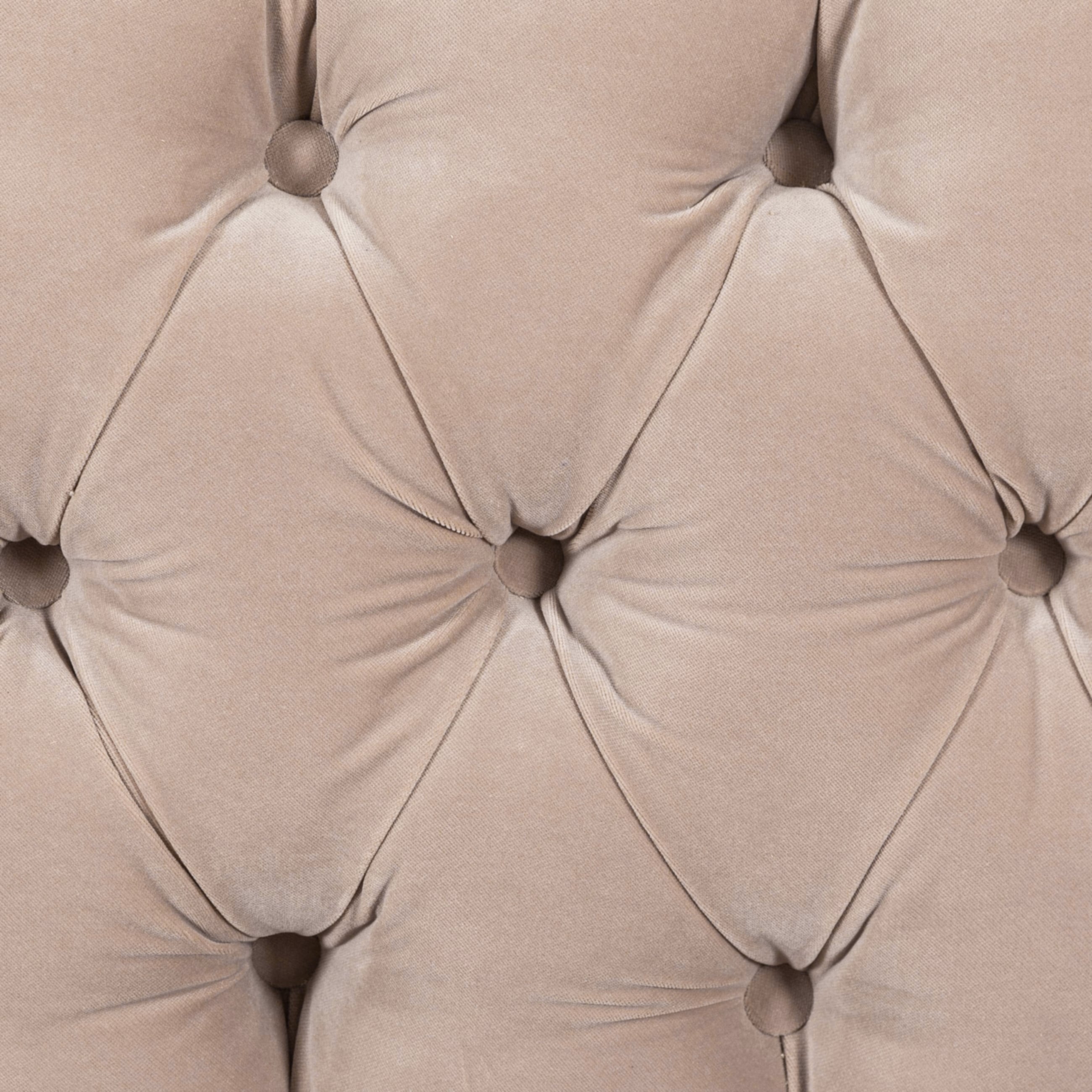 GRAHAM BEJ KADİFE ÜÇLÜ KOLTUK