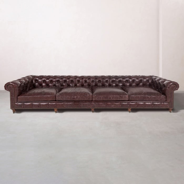 KENSINGTON 6'LI DERİ KOLTUK BIKER TAN