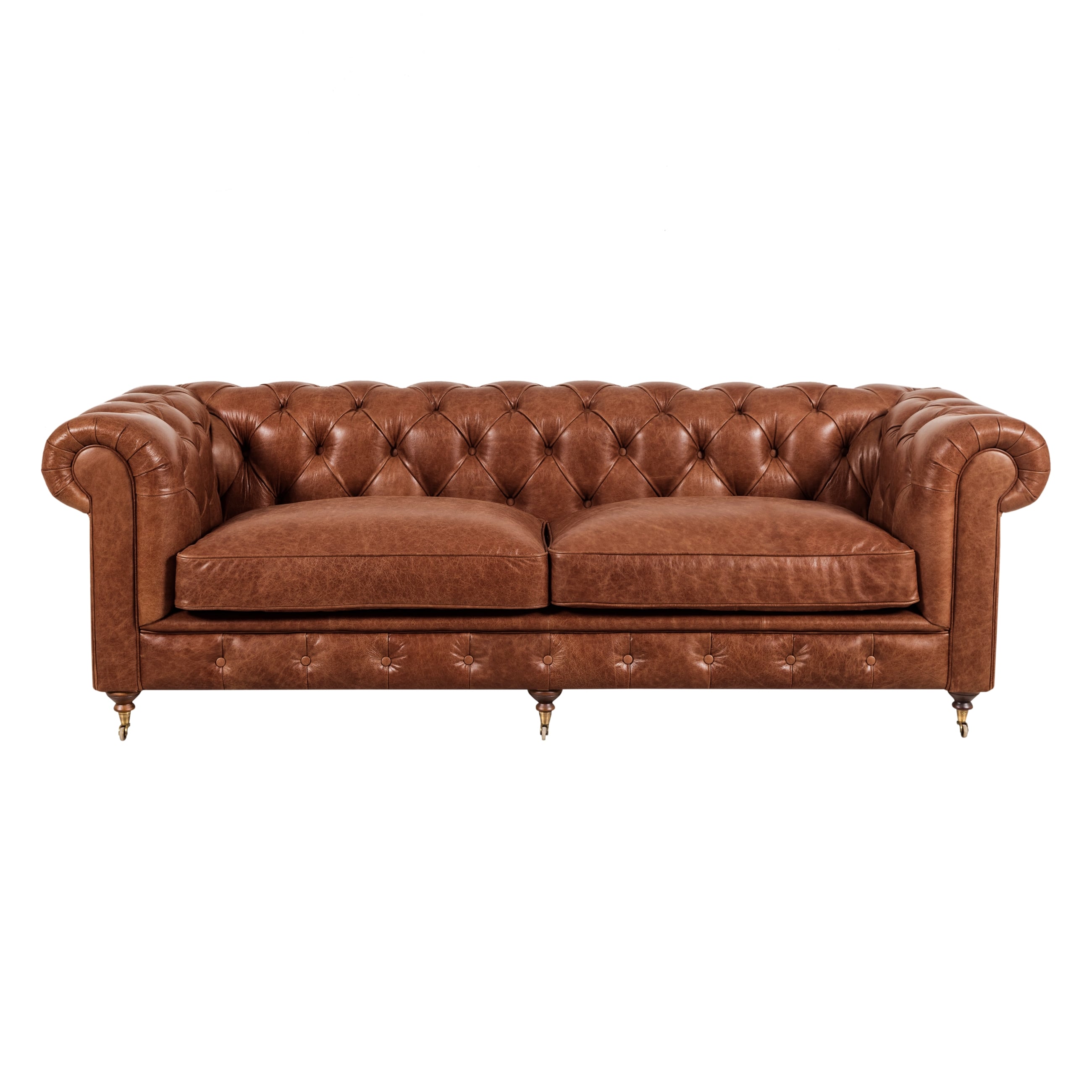 CHESTER ÜÇLÜ KOLTUK KAHVE