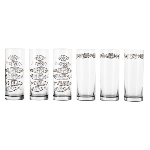 GOLD FISH RAKI BARDAĞI SETİ 6LI -200ML