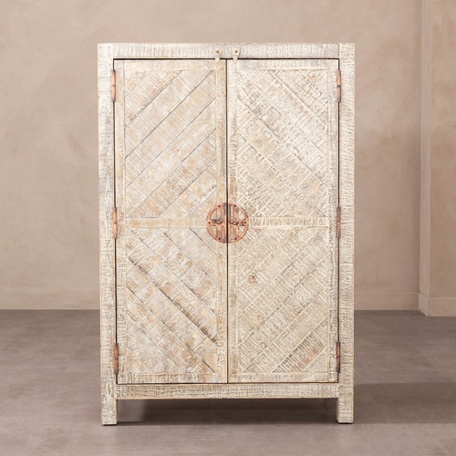  GOOSE MASİF AHŞAP BAR DOLABI