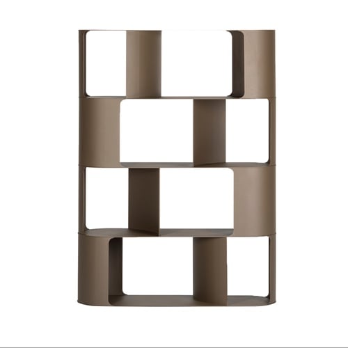 NAOMI METAL KİTAPLIK BRONZ