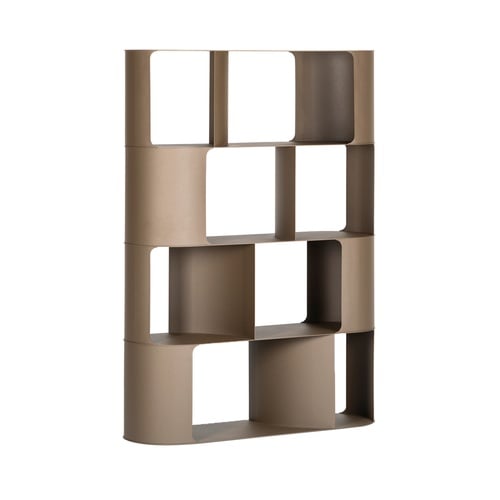 NAOMI METAL KİTAPLIK BRONZ