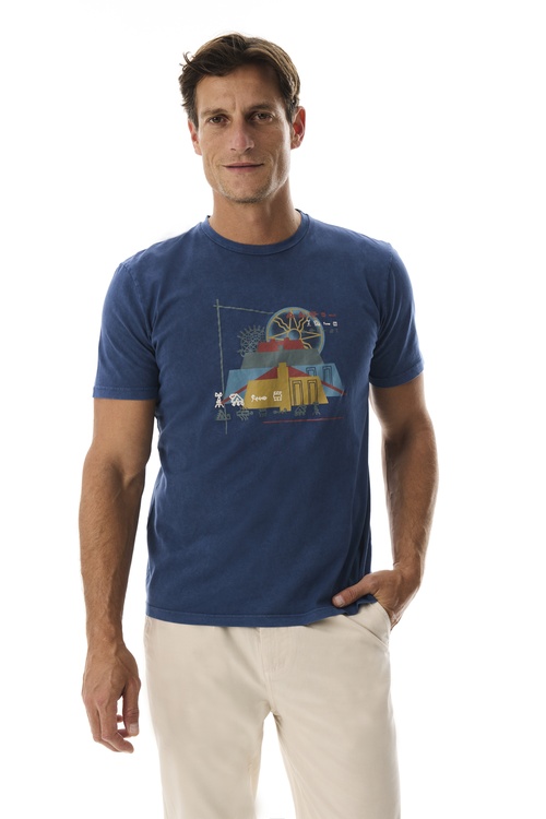  MİTOLOJİK BASKILI BİSİKLET YAKA T-SHIRT