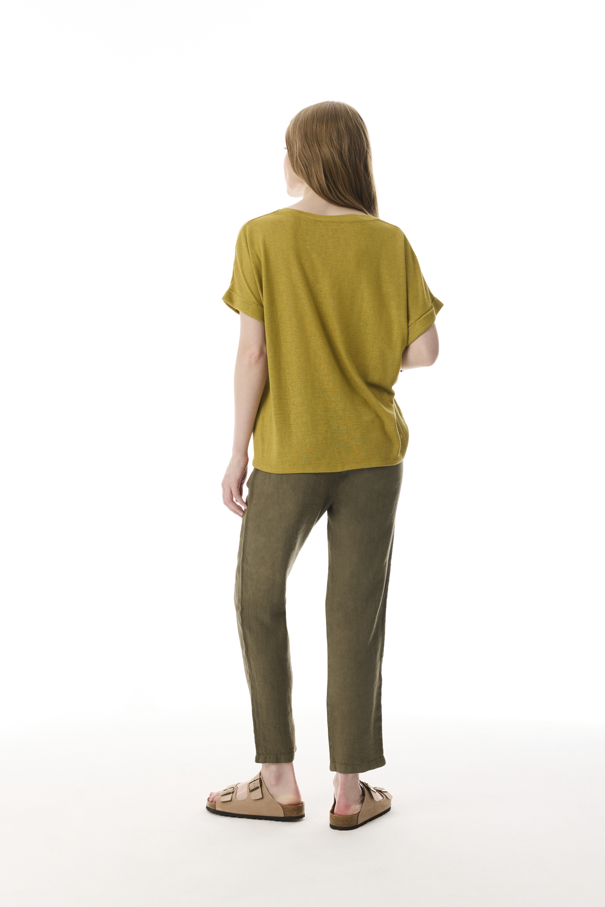 HAVUÇ KESİM KETEN PANTOLON