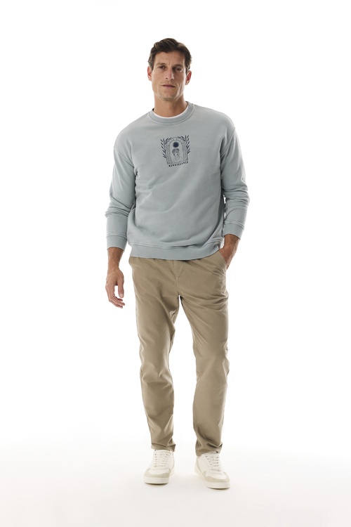  MİTOLOJİK BASKILI OVERSIZE SWEATSHIRT